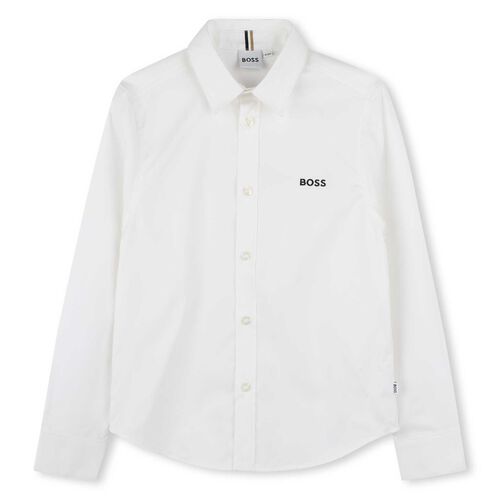 BOSS Long-Sleeved Oxford Shirt 4Y - 10Y